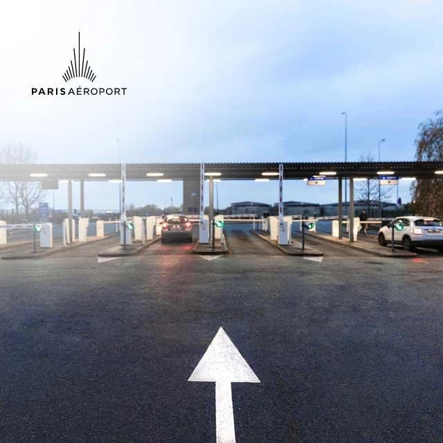 Entrée du Parking PW ECO Longue Durée de l'Aeroport CDG Parking Officiel