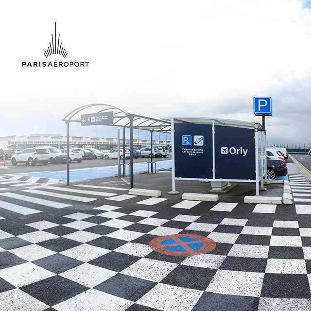 Entrée au Parking Officiel Orly P4c